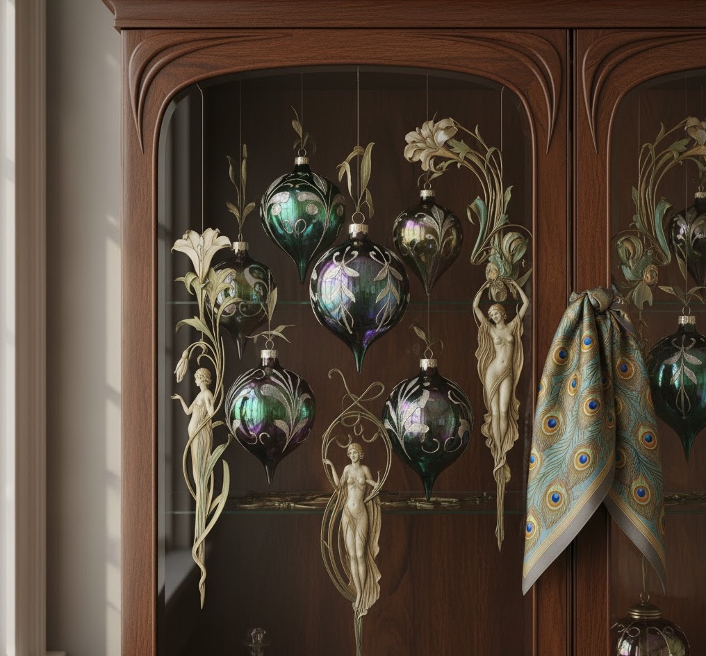 Art Nouveau Vintage Ornaments 1761900076