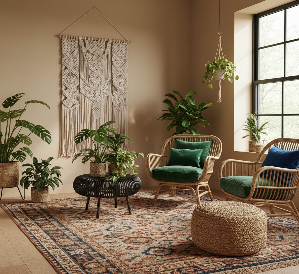 Bohemian Farmhouse Living Room 1761801954