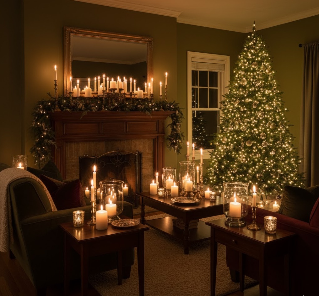Candlelit Glow Christmas Home 1761905332