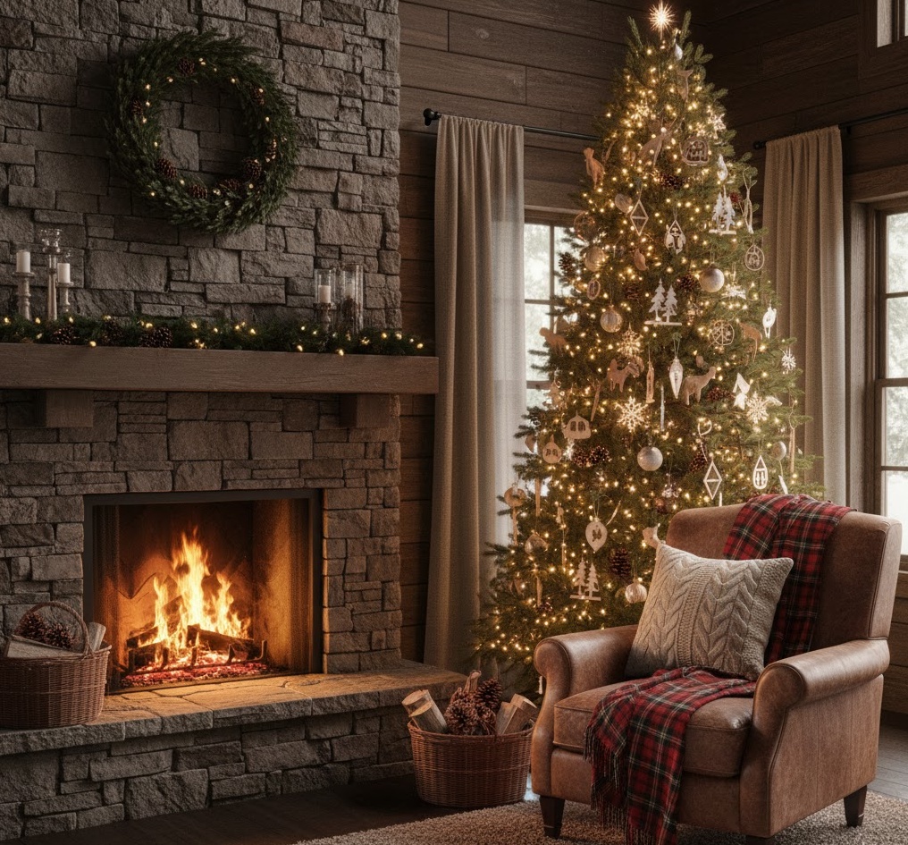 Cozy Cabin Traditional Christm 1761904851