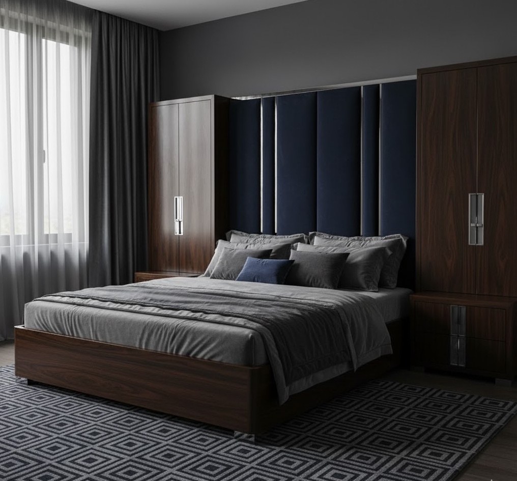 Dark Wood Deco Bedroom 1761873678