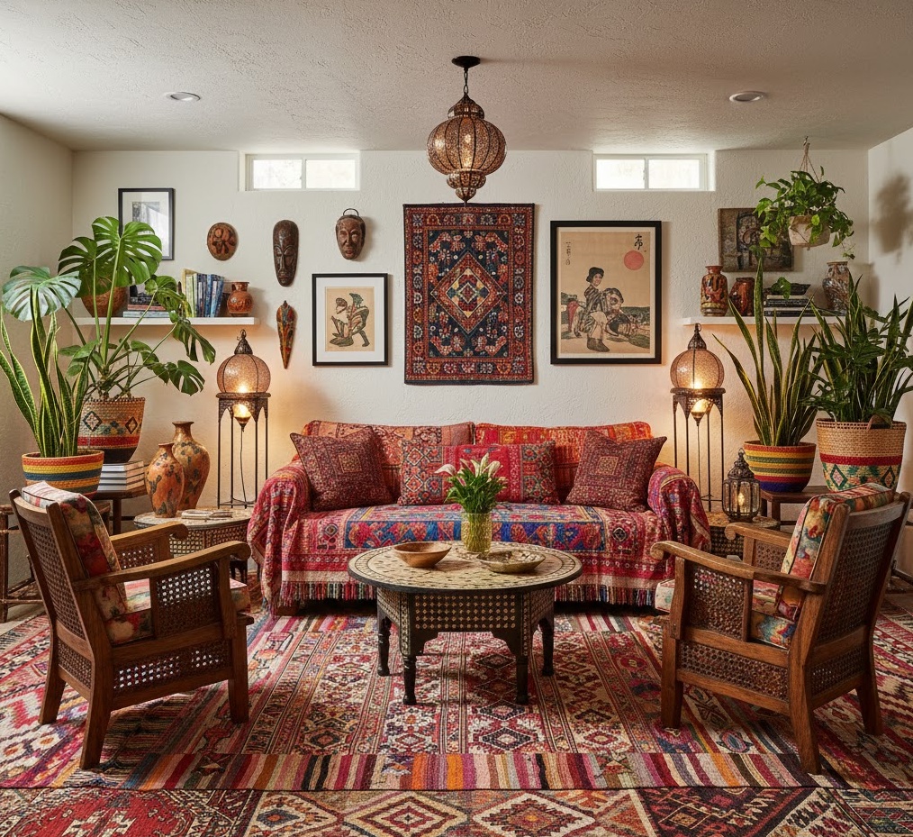 Eclectic Global Basement Ideas 1761793118