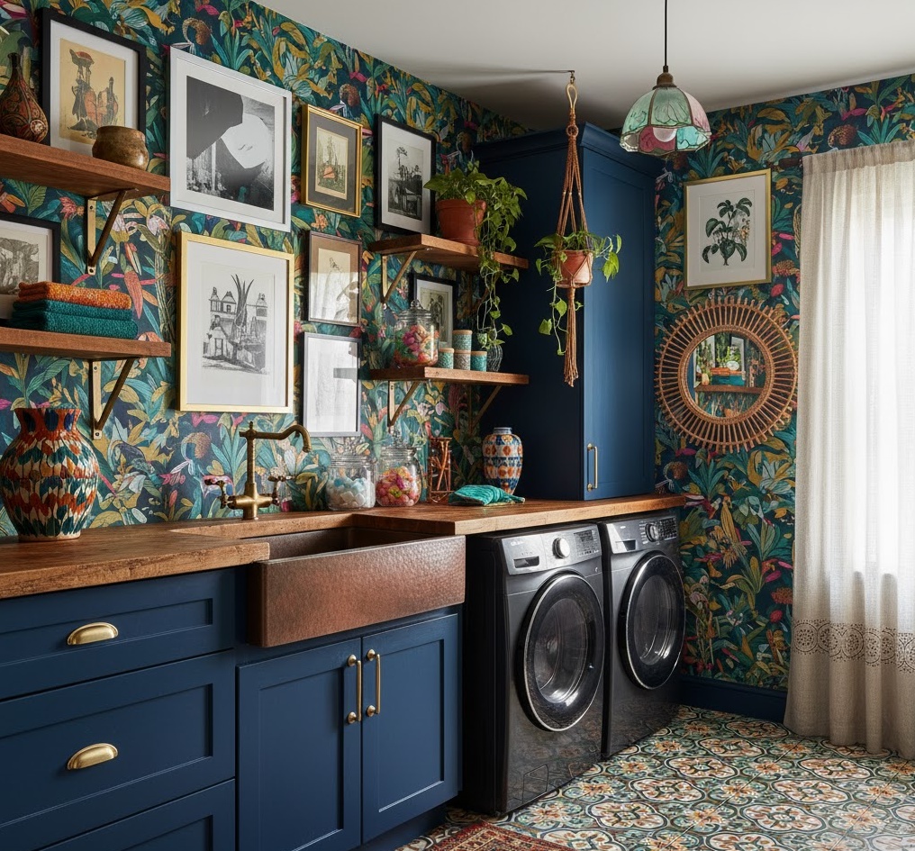 Eclectic Laundry Room Design 1761872243