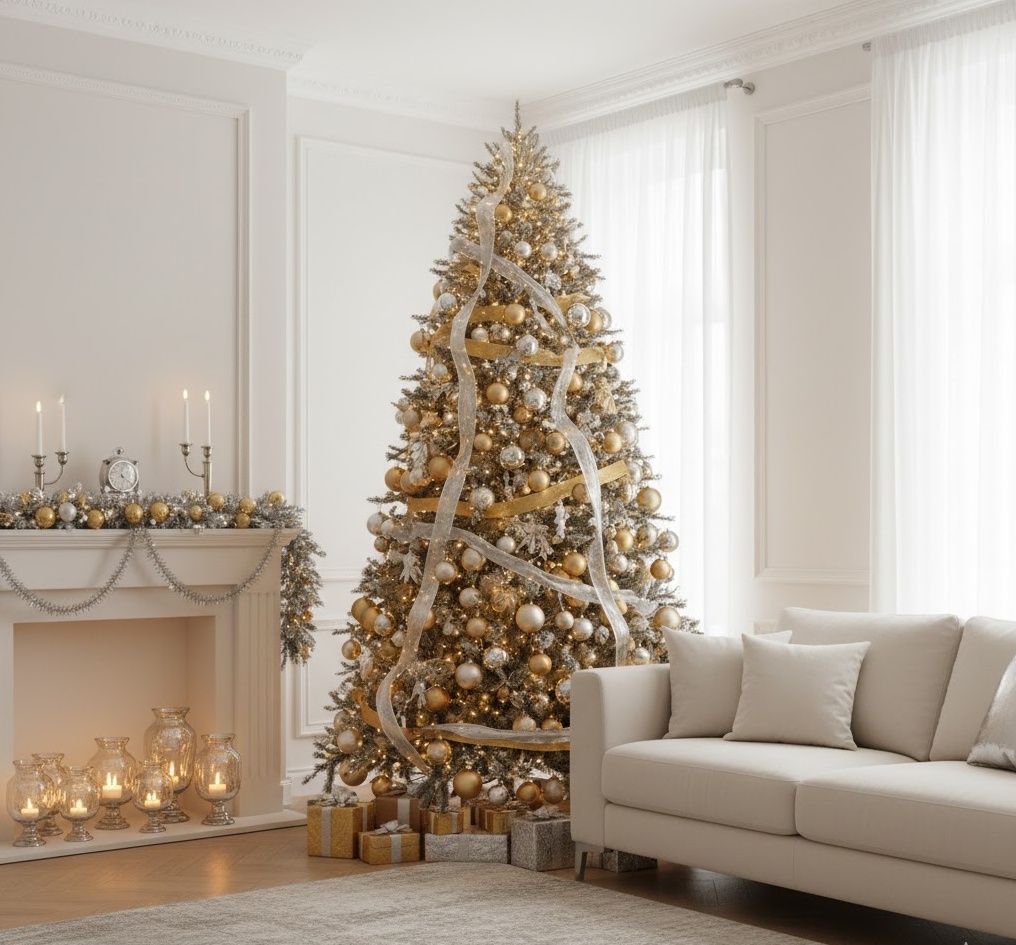 Elegant Gold Silver Christmas 1761904827