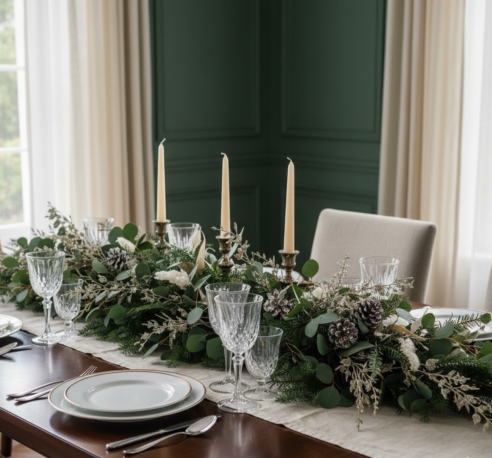 Elegant Rustic Christmas Setti 1761898183