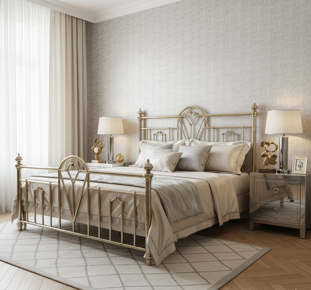 Metallic Art Deco Bedroom 1761873656