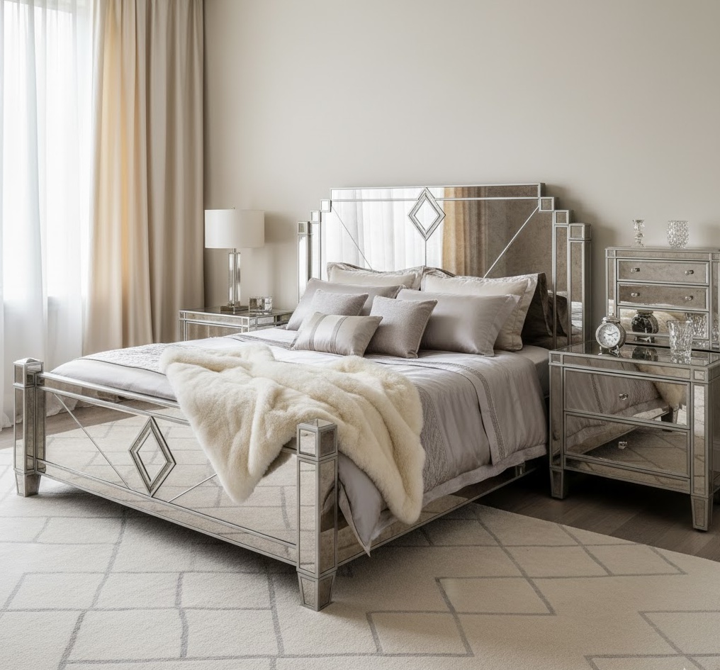 Mirrored Art Deco Bedroom 1761873611