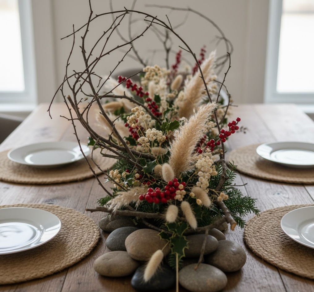 Natural Rustic Christmas Displ 1761898058