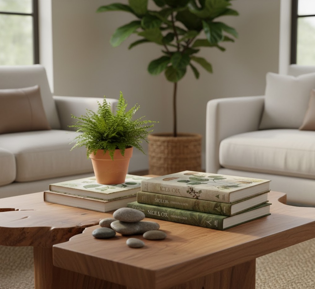 Nature Inspired Book Display 1761811148