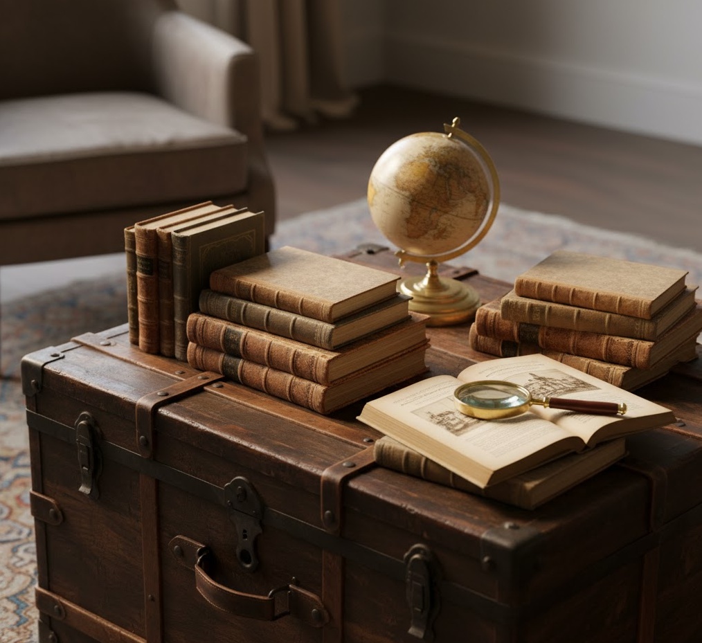 Vintage Curated Book Styling 1761811181