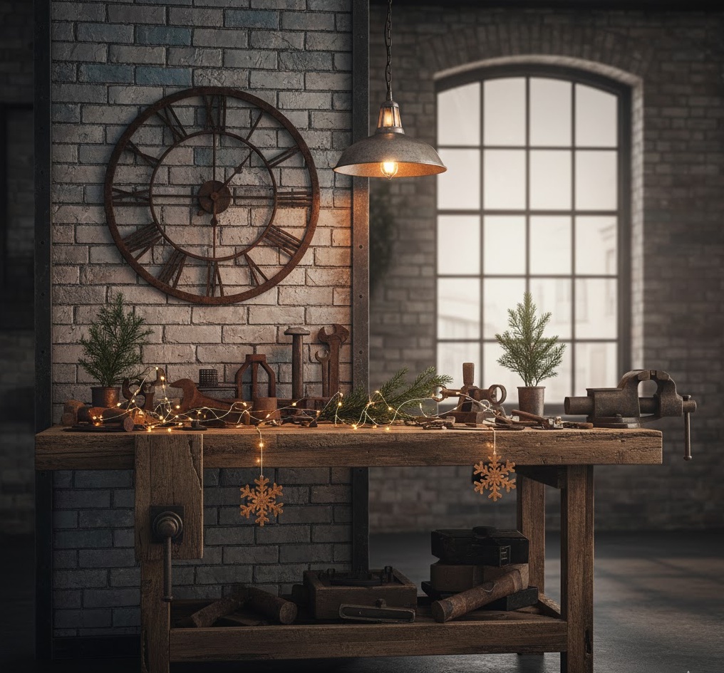 Vintage Factory Christmas Deco 1761909781