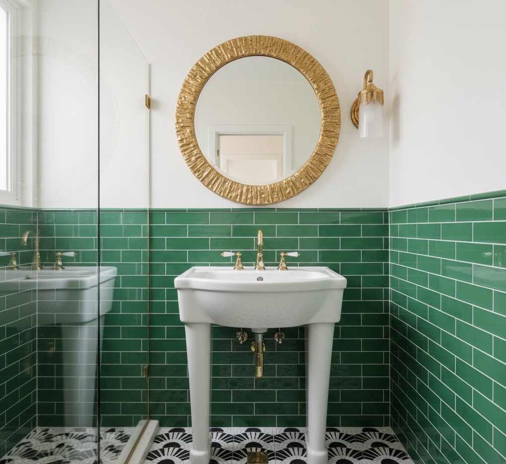 Art Deco Small Bathroom Glamou 1761962047