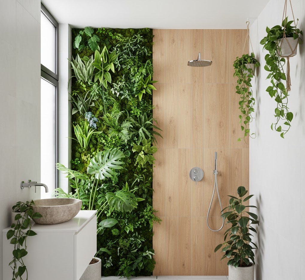 Biophilic Small Shower Design 1761964506