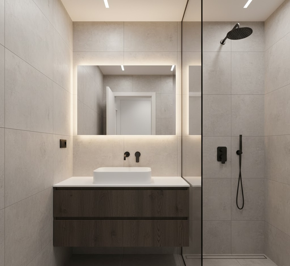 Contemporary Small Bathroom Sp 1761962071