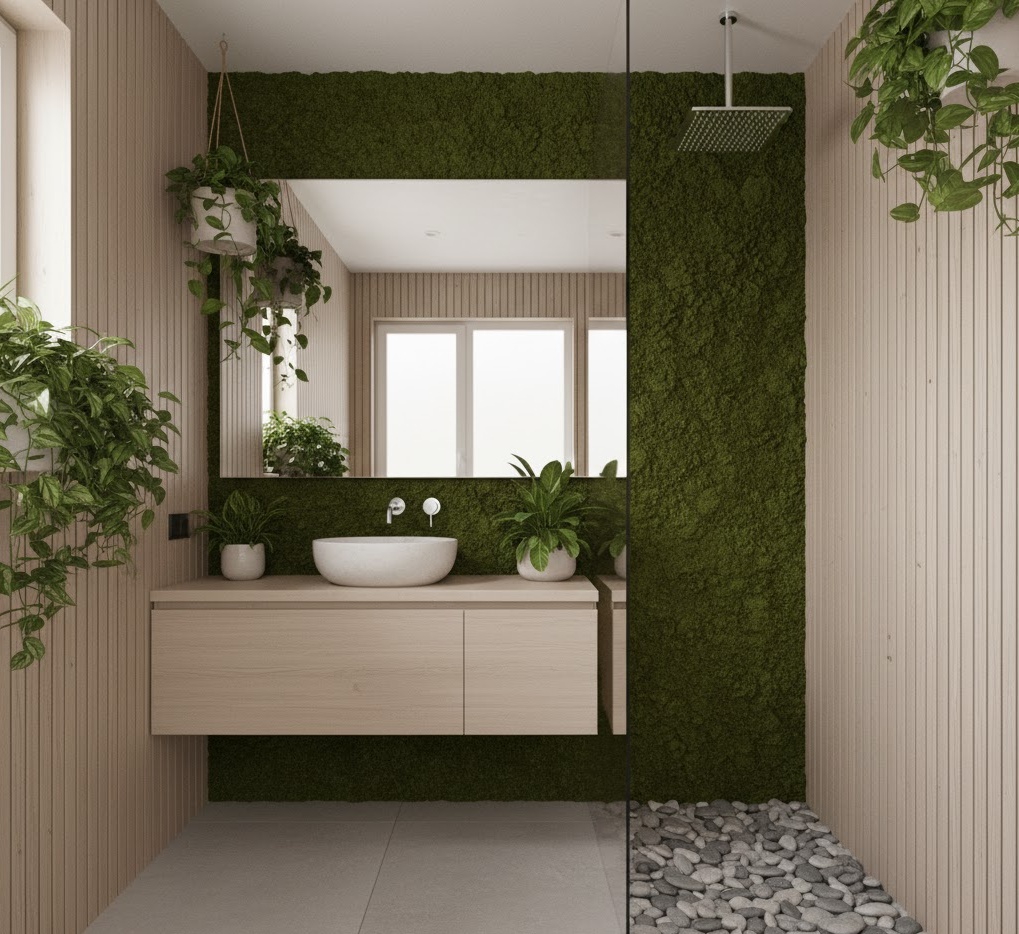 Nature Inspired Small Bathroom 1761962356