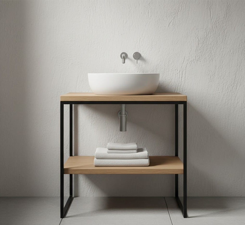 Open Shelf Small Vanity 1761967591