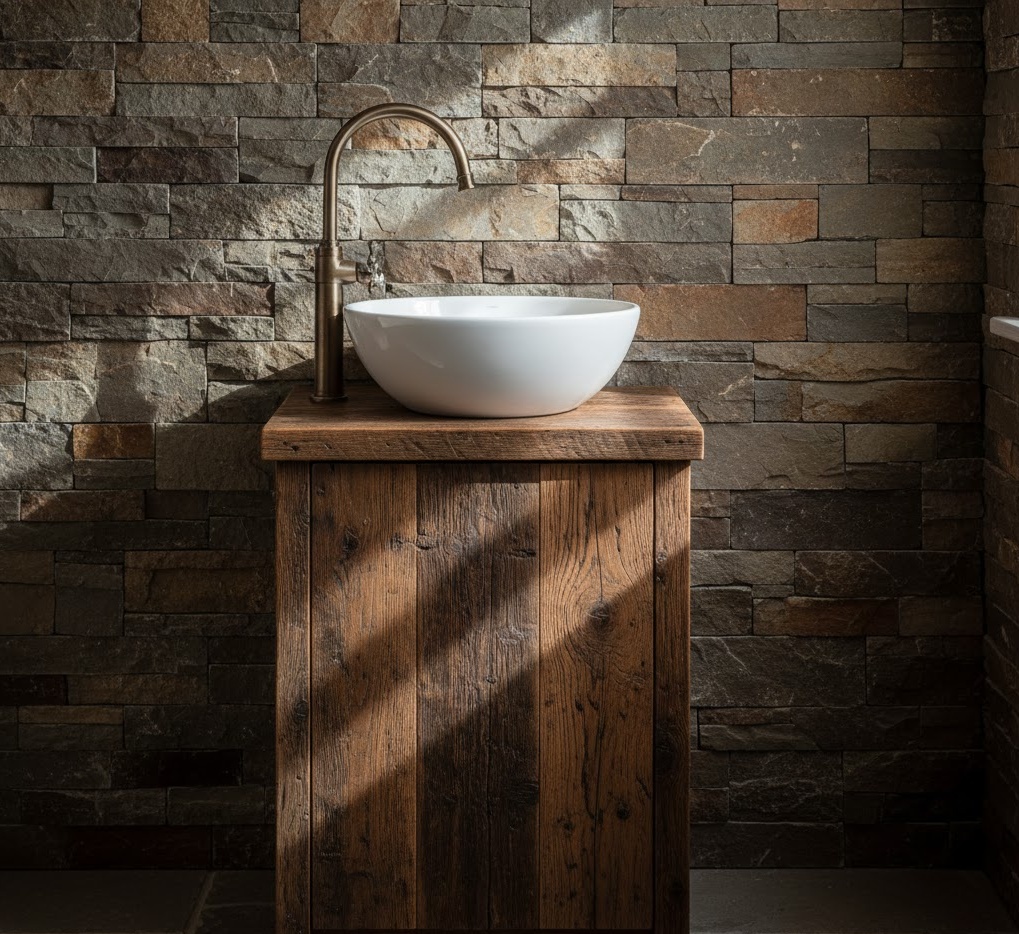 Rustic Small Bathroom Vanity 1761966957